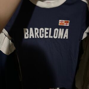 Barcelona Navy T-Shirt